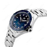  Shop Authentic Tag Heuer Aquaracer Diamonds Blue Dial Silver Steel Strap Watch for Women - WAY131L.BA0748 - Luxxuri