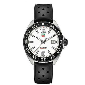  Shop Authentic Tag Heuer Formula 1 Quartz White Dial Black Rubber Strap Watch for Men -  WAZ1111.FT8023 - Luxxuri