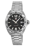  Shop Authentic Tag Heuer Formula 1 Stainless Steel 41mm Black Dial Silver Steel Strap Watch for Men - WAZ1112.BA0875 - Luxxuri