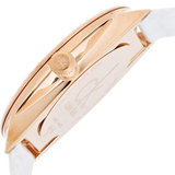  Shop Authentic Calvin Klein Accent Silver Dial White Leather Strap Watch for Women - K2Y216K6 - Luxxuri