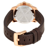  Shop Authentic Movado Bold Rose Gold Dial Brown Leather Strap Watch For Women - 3600438 - Luxxuri