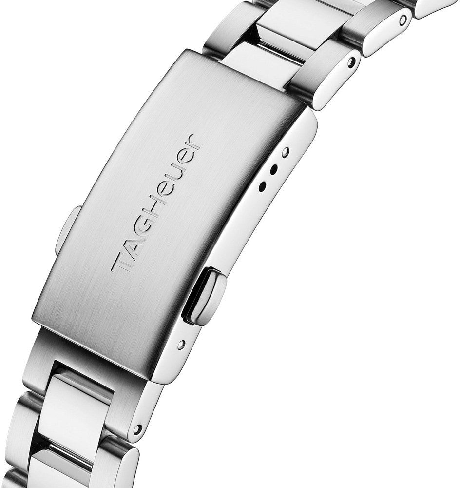  Shop Authentic Tag Heuer Aquaracer Diamonds Emerald Green Dial Silver Steel Strap Watch for Women - WBD1316.BA0740 - Luxxuri