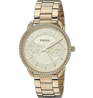  Shop Authentic Fossil Tailor Gold Dial Gold Steel Strap Watch for Women - ES4263 - Luxxuri