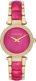  Shop Authentic Michael Kors Parker Pink Mother of Pearl Dial Two Tone Steel Strap Watch for Women - MK6490 - Luxxuri