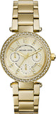 Shop Authentic Michael Kors Parker White Dial Gold Steel Strap Watch for Women - MK6056 - Luxxuri