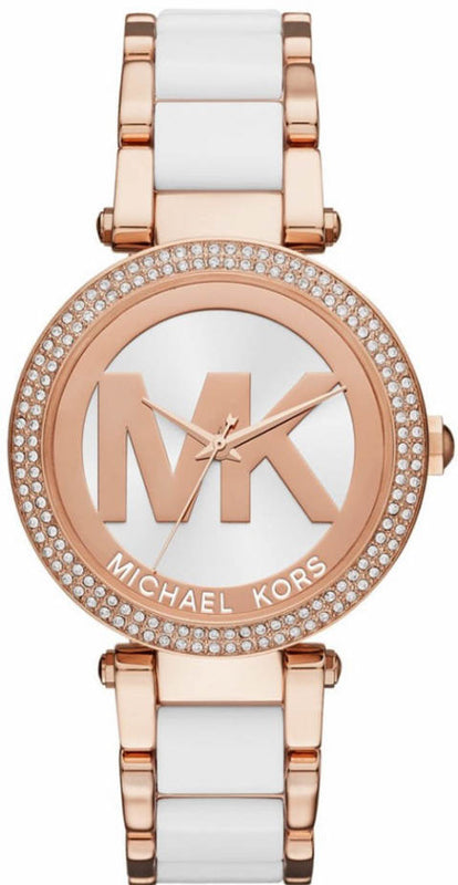  Shop Authentic Michael Kors Parker White Dial Two Tone Steel Strap Watch for Women - MK6365 - Luxxuri