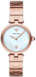  Shop Authentic Emporio Armani Mother of Pearl Dial Rose Gold Steel Strap Watch For Women - AR11236 - Luxxuri