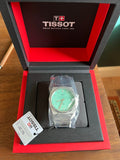  Shop Authentic Tissot PRX Quartz Light Green Dial Silver Steel Strap Watch for Men - T137.410.11.091.01 - Luxxuri
