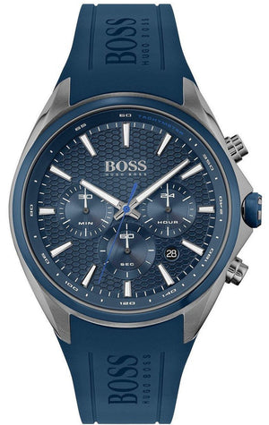  Shop Authentic Hugo Boss Distinct Blue Dial Blue Rubber Strap Watch for Men - 1513856 - Luxxuri