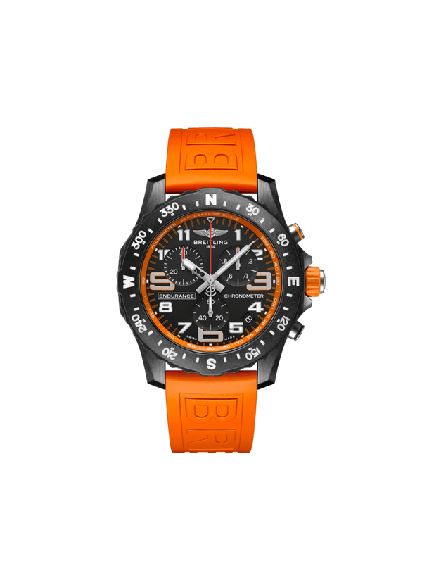  Shop Authentic Breitling Endurance Pro Black Dial Orange Rubber Strap Watch for Men - X82310A51B1S1 - Luxxuri