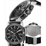  Shop Authentic Gucci G Chrono Black Dial Black Leather Strap Watch For Men - YA101205 - Luxxuri