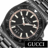 Shop Authentic Gucci Dive Quartz Black Dial Black Steel Strap Watch For Men - YA136213 - Luxxuri