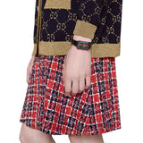  Shop Authentic Gucci G-Frame Mother of Pearl Green & Red Dial Black Leather Strap Watch For Women - YA147403 - Luxxuri