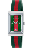  Shop Authentic Gucci G-Frame Mother of Pearl Dial Two Tone Nylon Strap Watch For Women - YA147404 - Luxxuri