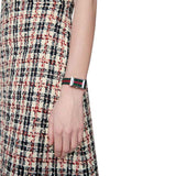  Shop Authentic Gucci G-Frame Mother of Pearl Dial Two Tone Nylon Strap Watch For Women - YA147404 - Luxxuri