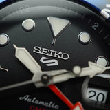  Shop Authentic Seiko Automatic SKX GMT Yuto Horigome Limited Edition Black Dial Black Steel Strap Watch For Men - SSK027K1 - Luxxuri