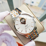  Shop Authentic Tissot Tradition Powermatic 80 Open Heart Silver Dial Two Tone Steel Strap Watch For Men - T063.907.22.038.01 - Luxxuri