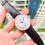  Shop Authentic Tissot Carson Premium Powermatic 80 White Dial Brown Leather Strap Watch For Men - T122.407.36.031.00 - Luxxuri
