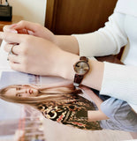  Shop Authentic Gucci Interlocking Iconic Brown Dial Brown Leather Strap Watch For Women - YA133207 - Luxxuri