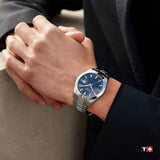  Shop Authentic Tissot Gentleman Blue Dial Silver Steel Strap Watch For Men - T127.410.11.041.00 - Luxxuri