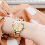  Shop Authentic Movado Bold Rose Gold Dial Rose Gold Steel Strap Watch for Women - 3600188 - Luxxuri