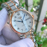  Shop Authentic Longines Master Collection Automatic 38.5mm Silver Dial Two Tone Steel Strap Watch for Men - L2.755.5.79.7 - Luxxuri