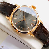  Shop Authentic Tissot Chemin Des Tourelles Powermatic 80 Lady Brown Dial Brown Leather Strap Watch For Women - T099.207.36.447.00 - Luxxuri