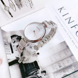  Shop Authentic Calvin Klein Wavy Silver Dial Silver Steel Strap Watch for Women - K9U23146 - Luxxuri