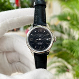  Shop Authentic Tissot Le Locle Automatic Lady Black Dial Black Leather Strap Watch for Women - T41.1.123.57 - Luxxuri