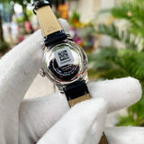  Shop Authentic Tissot Le Locle Automatic Lady Black Dial Black Leather Strap Watch for Women - T41.1.123.57 - Luxxuri