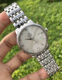  Shop Authentic Omega De Ville Prestige Co-Axial Silver Dial Silver Steel Strap Watch for Men - 424.10.40.20.02.003 - Luxxuri