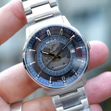  Shop Authentic Mido Commander Automatic Gradient Blue Dial Silver Steel Strap Watch For Men - M021.407.11.411.01 - Luxxuri