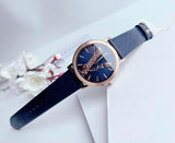 Shop Authentic Versace Virtus Quartz Blue Dial Blue Leather Strap Watch for Women - VEHC00419 - Luxxuri
