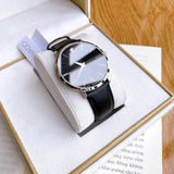  Shop Authentic Movado Ultra Slim Black Dial Black Leather Strap Watch For Men - 0607086 - Luxxuri