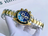  Shop Authentic Versace V-Ray Chronograph Quartz Blue Dial Two Tone Steel Strap Watch For Men - VE2I01021 - Luxxuri