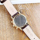  Shop Authentic Fossil Neutra Chronograph Brown Dial Brown Leather Strap Watch for Men - FS5763 - Luxxuri