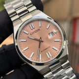  Shop Authentic Citizen x Pantone Automatic Warm Sand Dial Silver Steel Strap Watch For Men - NJ0158-89Y - Luxxuri