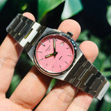  Shop Authentic Tissot PRX Quartz Pink Dial Silver Steel Strap Watch for Women - T137.210.11.331.00 - Luxxuri