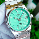  Shop Authentic Tissot PRX Powermatic 80 Light Green Dial Silver Steel Strap Watch for Men - T137.207.11.091.01 - Luxxuri