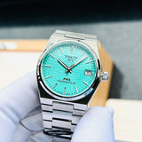  Shop Authentic Tissot PRX Powermatic 80 Light Green Dial Silver Steel Strap Watch for Men - T137.207.11.091.01 - Luxxuri