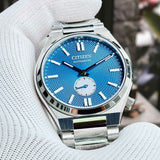  Shop Authentic Citizen Tsuyosa Automatic Blue Dial Silver Steel Strap Watch For Men - NK5010-51L - Luxxuri