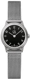  Shop Authentic Calvin Klein Minimal Black Dial Silver Mesh Bracelet Watch for Women - K3M53151 - Luxxuri