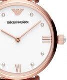  Shop Authentic Emporio Armani Gianni T-Bar Quartz White Dial Rose Gold Steel Strap Watch For Women - AR11267 - Luxxuri