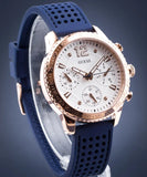  Shop Authentic Guess Marina Multifunction White Dial Blue Rubber Strap Watch for Women - W1025L4 - Luxxuri