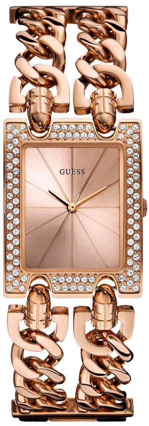  Shop Authentic Guess Mod Heavy Metal Diamonds Rose Gold Dial Rose Gold Steel Strap Watch for Women - W0072L3 - Luxxuri