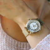  Shop Authentic Maserati Epoca Mother of Pearl Dial Yellow Gold Mesh Strap Watch For Women - R8853118502 - Luxxuri