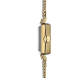  Shop Authentic Tissot Lovely Square Silver Dial Gold Mesh Bracelet Watch For Women - T058.109.33.031.00 - Luxxuri
