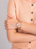  Shop Authentic Michael Kors Ritz Chronograph Rose Gold Dial Rose Gold Steel Strap Watch for Women - MK6357 - Luxxuri