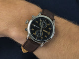  Shop Authentic Maserati Epoca Chronograph Blue Dial Brown Leather Strap Watch For Men - R8871618001 - Luxxuri