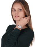  Shop Authentic Emporio Armani Gianni T-Bar Quartz Mother of Pearl Dial Silver Mesh Bracelet Watch For Women - AR11319 - Luxxuri